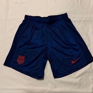 Nike Dri-Fit Slim Fit Men's XL Navy US Mens National Soccer Team USMNT Shorts